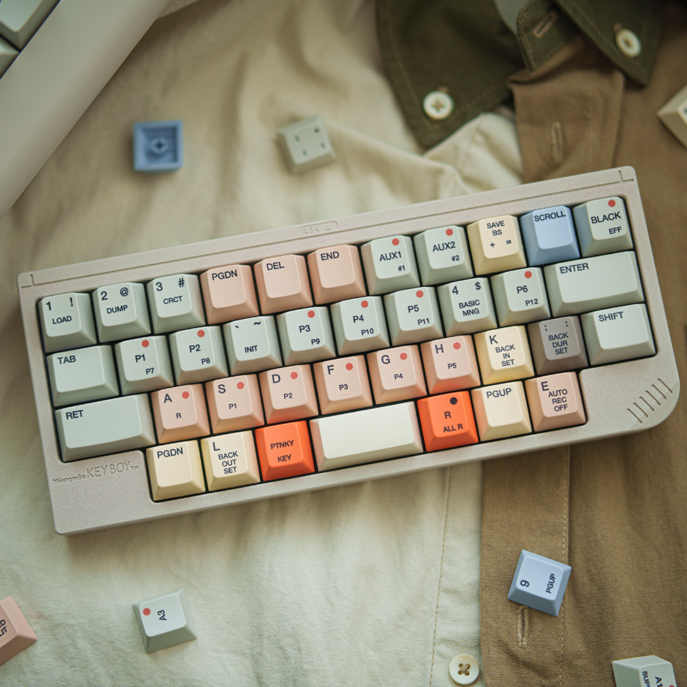 Retro Gaming Laptop - คีย์แคป FBB S9000 สไตล์เรโทร สำหรับคีย์บอร์ดเชอร์รี่ คีย์แคปสำหรับเล่นเกม