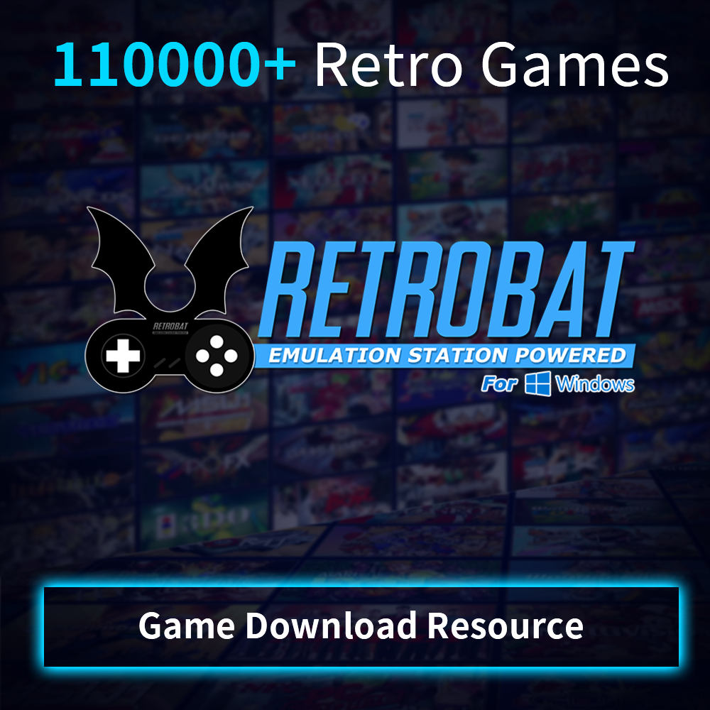 Retro Gaming Accessories - ดาวน์โหลดเกมส์พร้อมทรัพยากรเกมส์ย้อนยุคกว่า 110000 เกมส์ ระบบ Retrobat สำหรับ