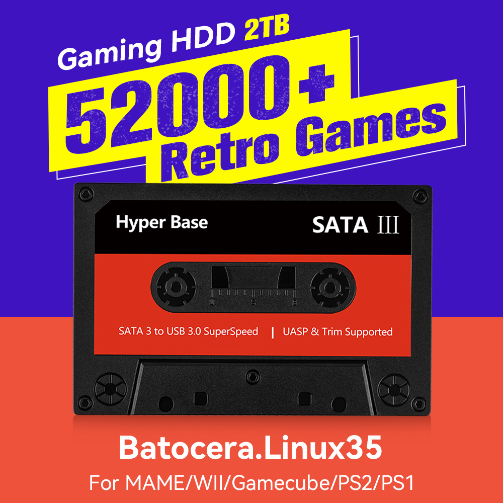 Retro Gaming Windows - บาโตเซรา 500GB/2TB เครื่องเล่นเกมย้อนยุค พร้อมเกมมากกว่า 52000 เกม