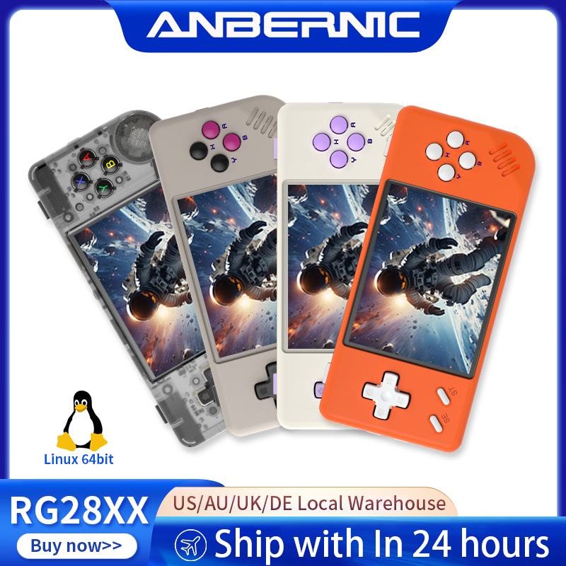 Retro Gaming Hub - ANBERNIC RG28XX เครื่องเล่นเกมพกพาแบบเรโทร ระบบปฏิบัติการลินุกซ์ 64 บิต