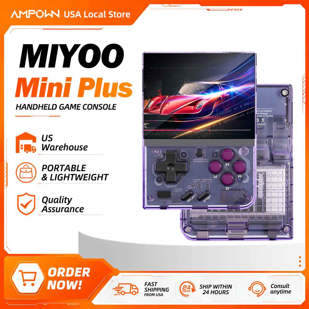 Retro Gaming Devices - เครื่องเล่นเกมพกพา Miyoo Mini+ หน้าจอ OCA IPS