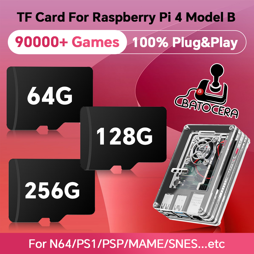 Retro Gaming Raspberry Pi 4 - การ์ดเกมย้อนยุคสำหรับ Raspberry Pi 4 รุ่น B