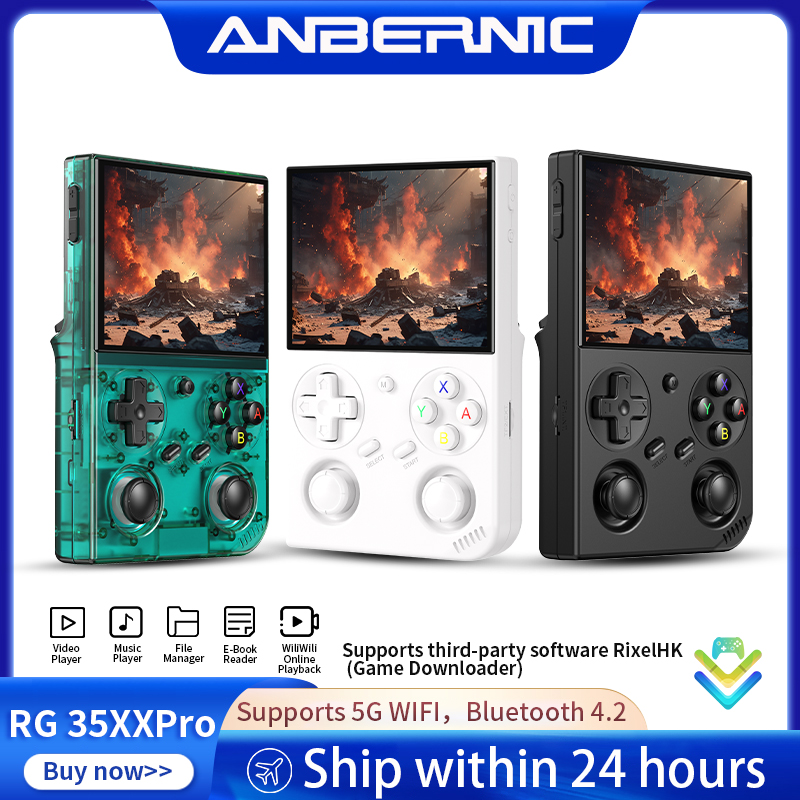 Retro Gaming Kiosk - เครื่องเล่นเกมพกพา Anbernic RG 35XXPro รุ่น Retro