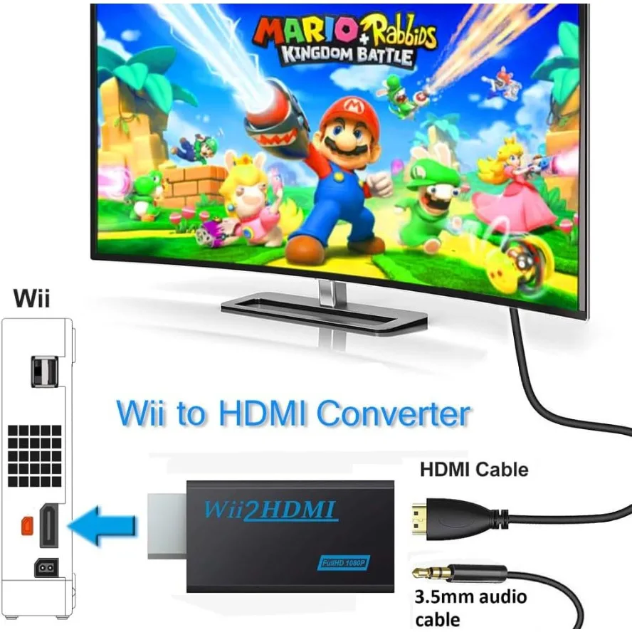 ตัวแปลงสัญญาณ Wii เป็น HDMI 10 - Retro Gaming Accessories บทวิจารณ์และราคา