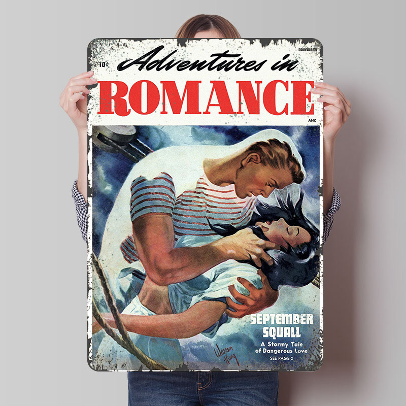 ADVENTURES IN ROMANCE โปสเตอร์ - Retro Gaming At Home บทวิจารณ์และราคา