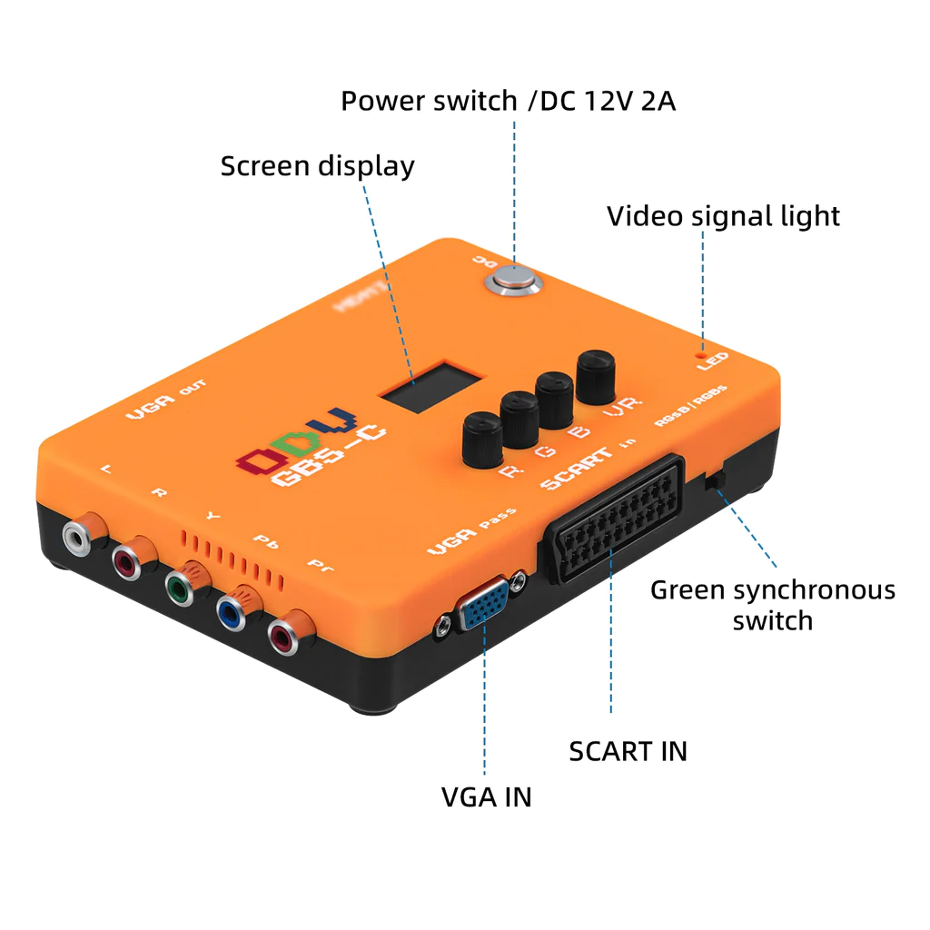 ตัวแปลงสแกน ODV-GBS-C vga/scar - Retro Gaming Play Zone บทวิจารณ์และราคา
