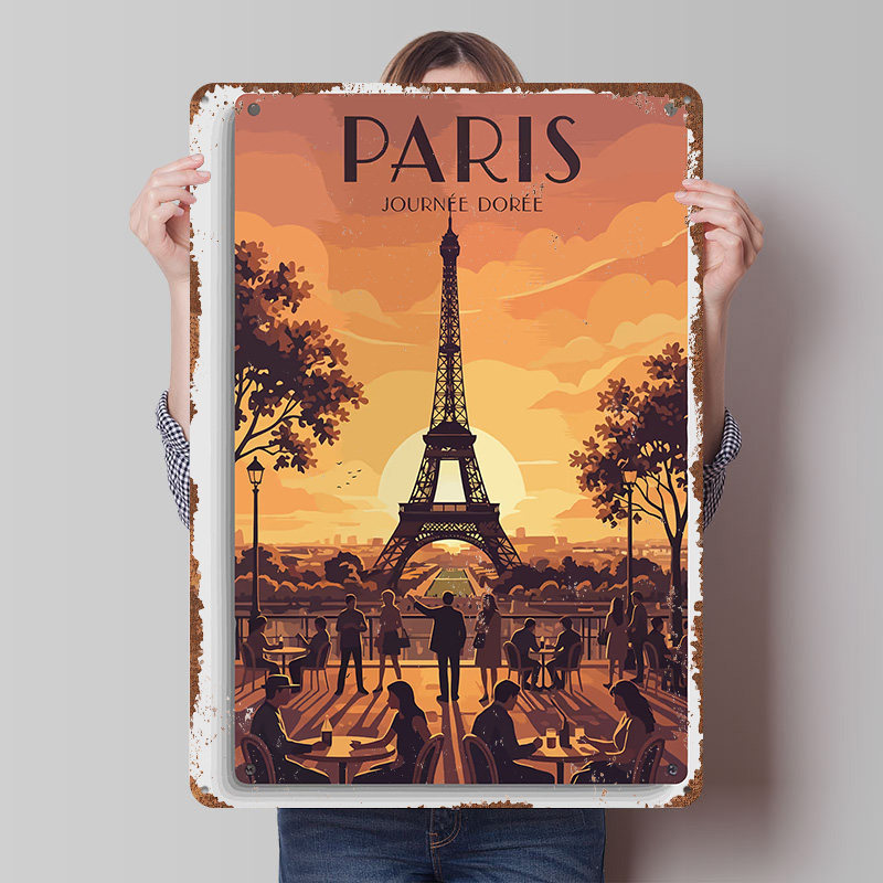 โปสเตอร์พิมพ์ลาย Paris Journée - Retro Gaming Paris บทวิจารณ์และราคา