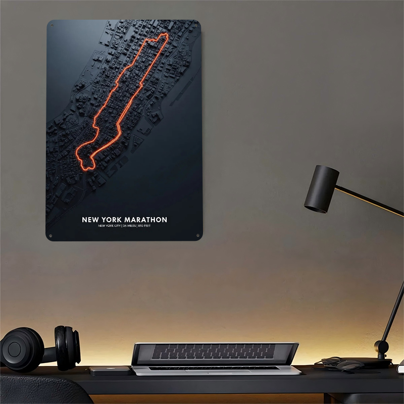 โปสเตอร์แผนที่มาราธอนนิวยอร์ก  - Retro Gaming York บทวิจารณ์และราคา
