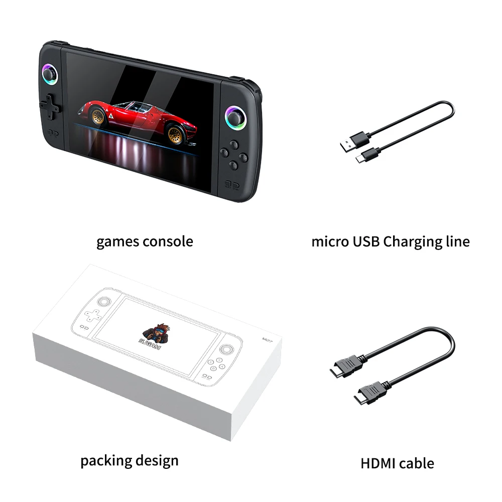เครื่องเล่นเกมพกพา M27 128G จอ - Retro Gaming Hub บทวิจารณ์และราคา