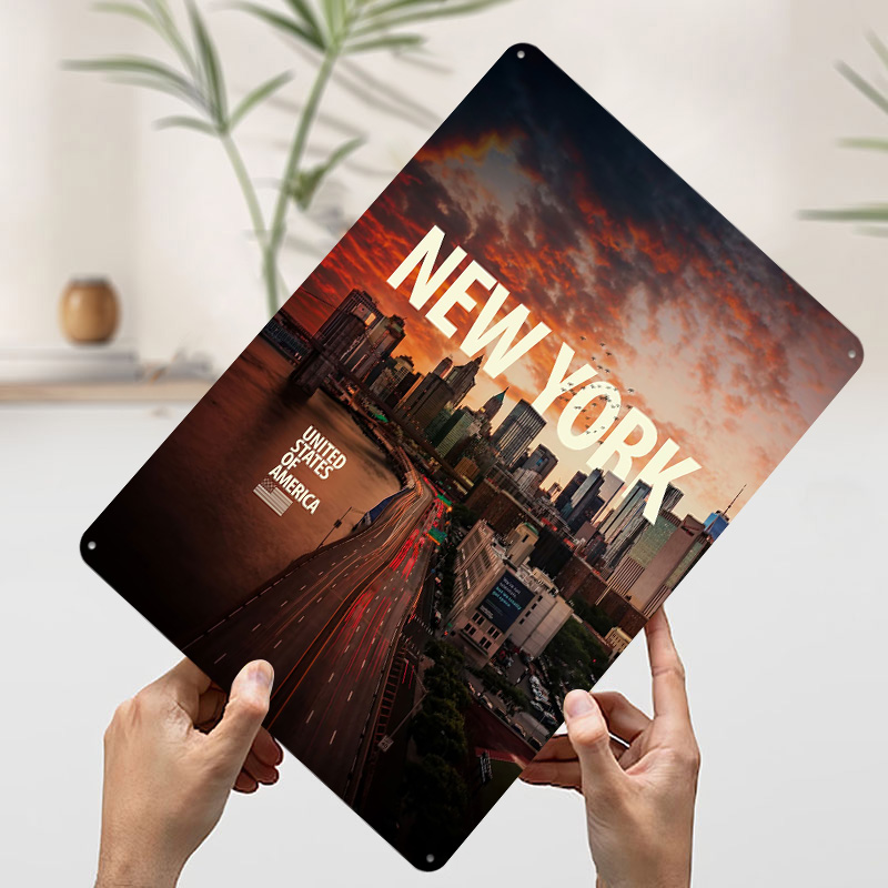 โปสเตอร์ภาพทิวทัศน์เมืองนิวยอร - Retro Gaming York บทวิจารณ์และราคา