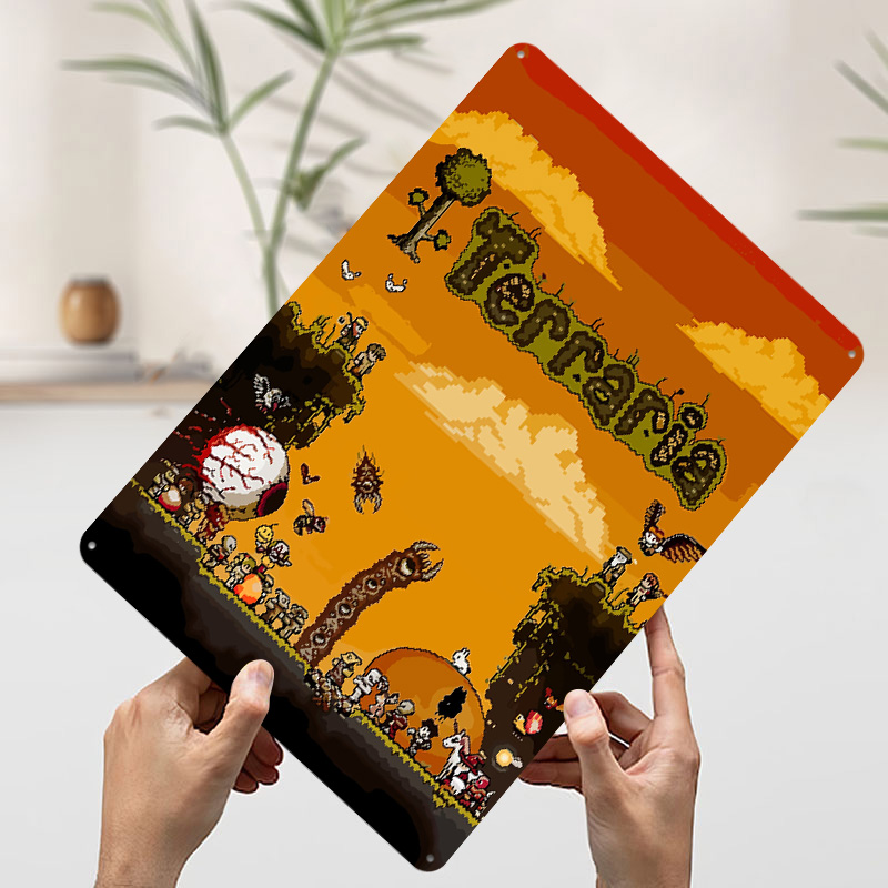 โปสเตอร์พิมพ์ลายเกม Terraria P - Retro Gaming At Home บทวิจารณ์และราคา