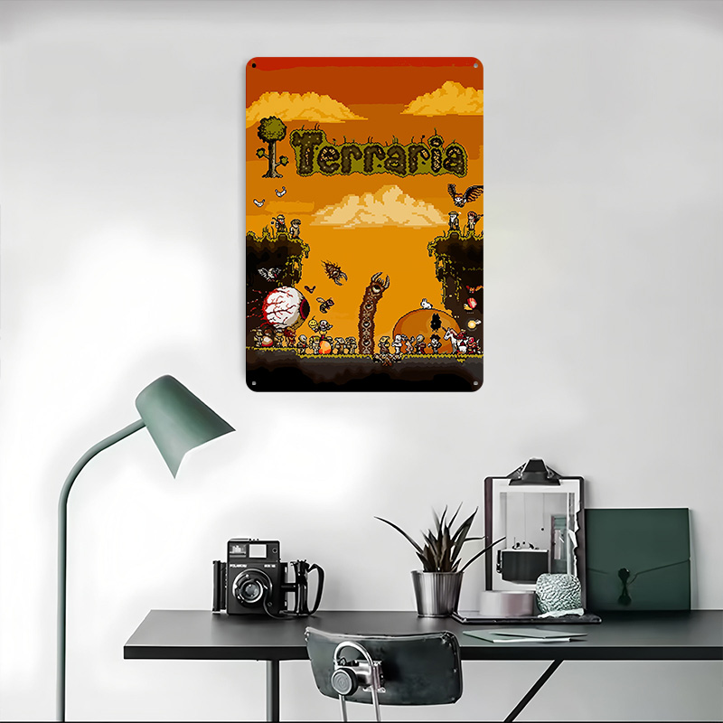 โปสเตอร์พิมพ์ลายเกม Terraria P - Retro Gaming At Home บทวิจารณ์และราคา