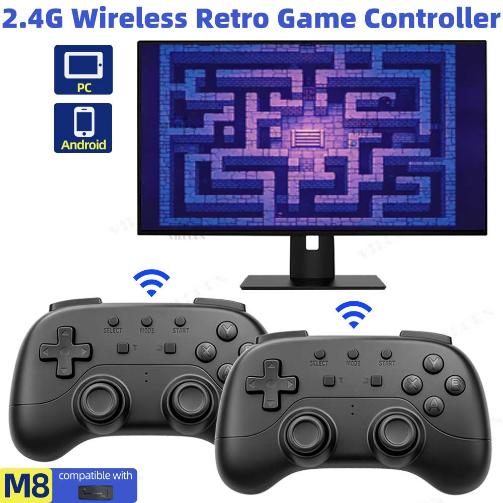 จอยเกมไร้สาย 2.4G ไม่มีดีเลย์  - Retro Gaming Emulator Pc บทวิจารณ์และราคา