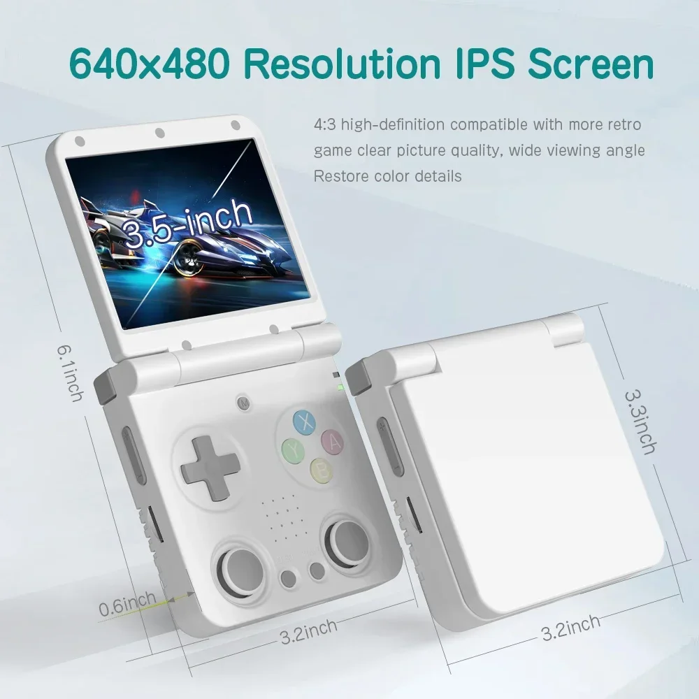 เครื่องเล่นเกมพกพา MIYOO Flip  - Retro Gaming Os Linux บทวิจารณ์และราคา