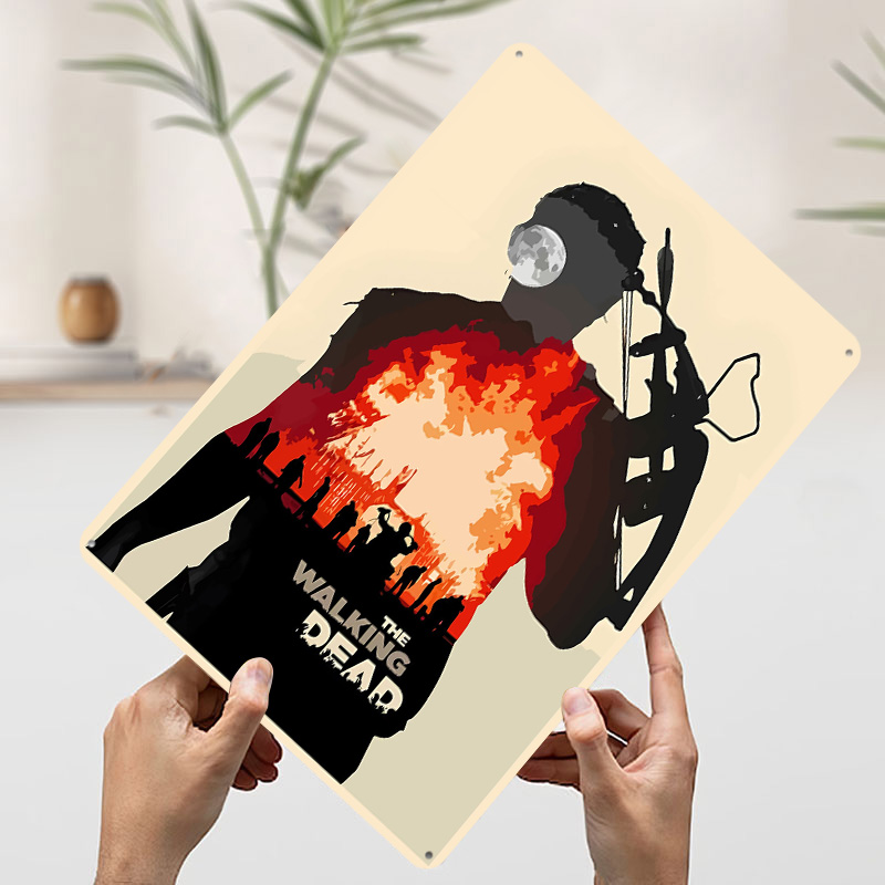 โปสเตอร์โลหะลาย The Walking De - Retro Gaming At Home บทวิจารณ์และราคา