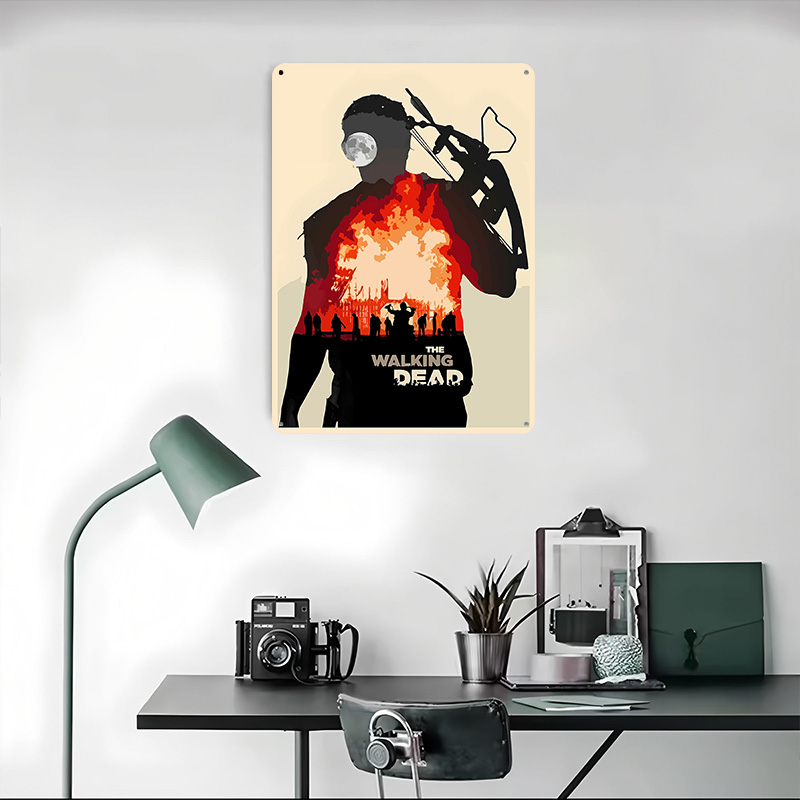 โปสเตอร์โลหะลาย The Walking De - Retro Gaming At Home บทวิจารณ์และราคา