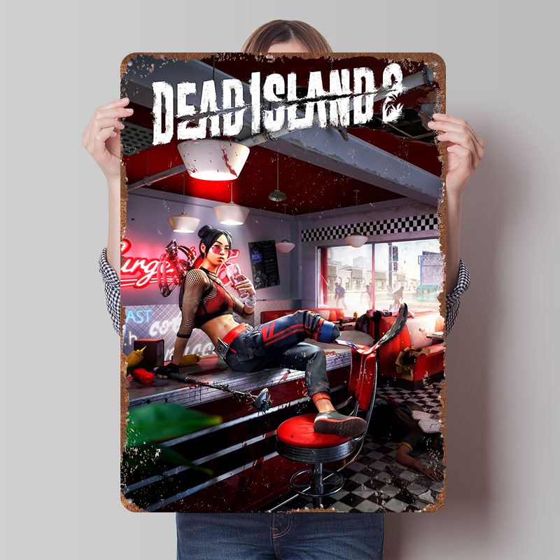 โปสเตอร์พิมพ์ลายเกม Dead Islan - Retro Gaming Island บทวิจารณ์และราคา