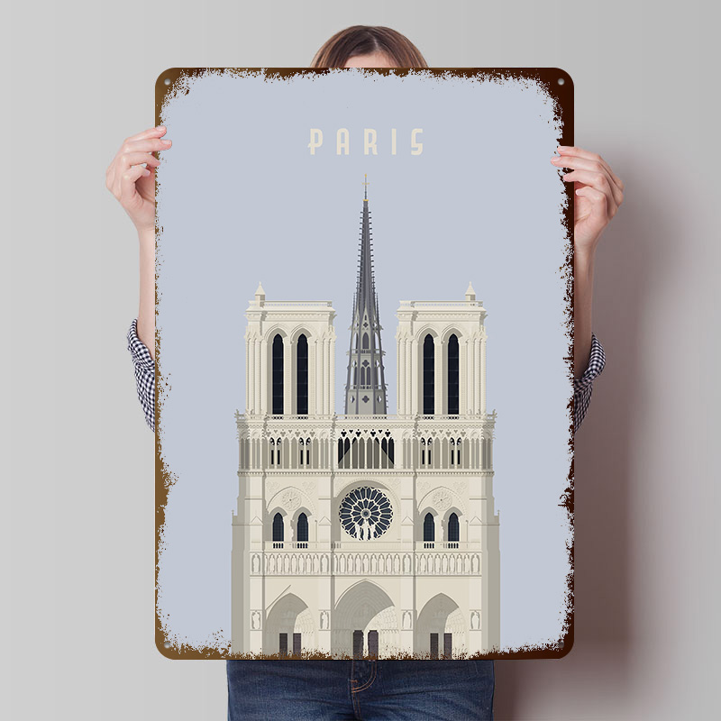 โปสเตอร์โลหะลายการเดินทางในปาร - Retro Gaming Paris บทวิจารณ์และราคา