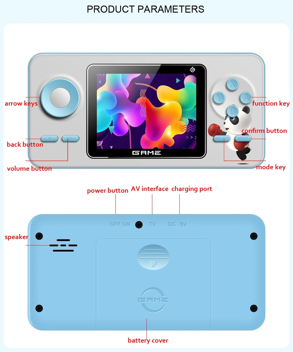 เครื่องเล่นเกมพกพา New S5 Mini - Retro Gaming Devices บทวิจารณ์และราคา