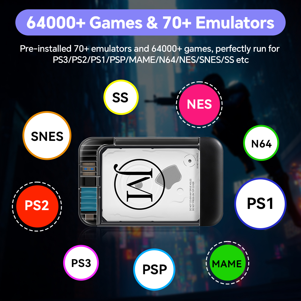 Retrobat 500GB Gaming HDD 6400 - Retro Gaming Emulator Pc บทวิจารณ์และราคา
