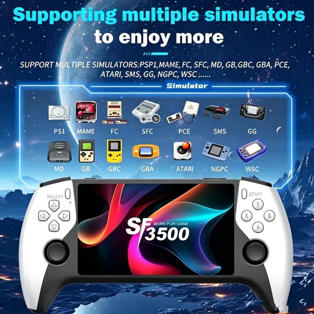 SF3500 เครื่องเล่นเกมพกพาขนาด  - Retro Gaming Devices บทวิจารณ์และราคา
