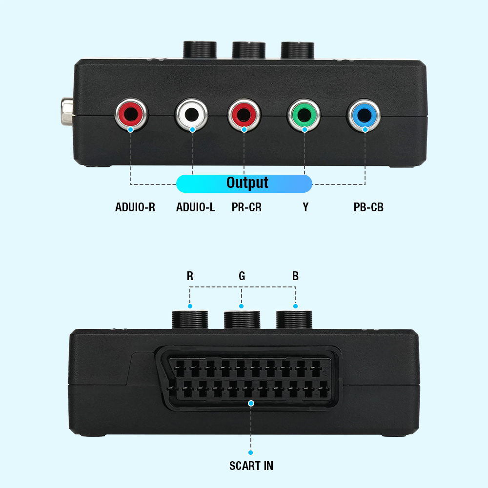 RGBS VGA TO YPBPR ตัวแปลงสัญญา - Retro Gaming Video บทวิจารณ์และราคา